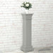 Suport de plante clasic formă stâlp pătrat gri 17x17x66 cm MDF - WALTI WALTI