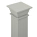 Suport de plante clasic formă stâlp pătrat gri 17x17x66 cm MDF - WALTI WALTI