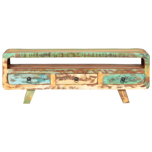 Comodă TV, 117 x 30 x 41 cm, lemn masiv reciclat - WALTI WALTI