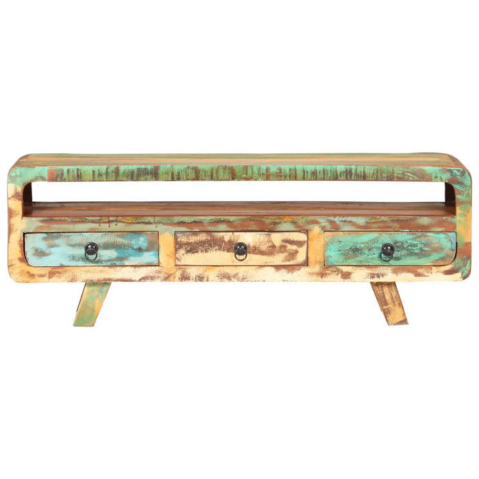 Comodă TV, 117 x 30 x 41 cm, lemn masiv reciclat - WALTI WALTI