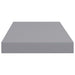 Rafturi de perete suspendate, 4 buc., gri, 50x23x3,8 cm, MDF - WALTI WALTI