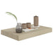 Raft de perete suspendat, stejar, 40x23x3,8 cm, MDF - WALTI WALTI
