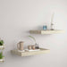 Rafturi de perete suspendate, 2 buc., stejar, 40x23x3,8 cm, MDF - WALTI WALTI