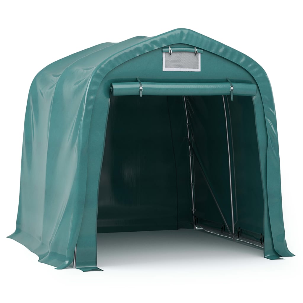Cort de garaj, verde, 1,6 x 2,4 m, PVC - WALTI