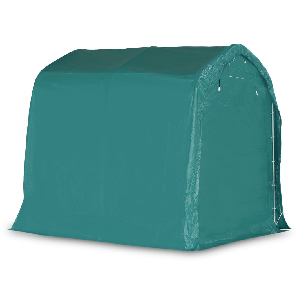 Cort de garaj, verde, 1,6 x 2,4 m, PVC - WALTI