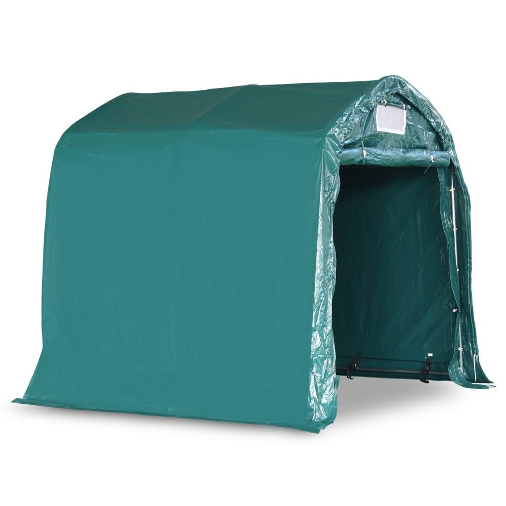 Cort de garaj, verde, 1,6 x 2,4 m, PVC - WALTI