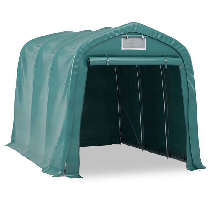 Cort de garaj, verde, 2,4 x 3,6 m, PVC - WALTI WALTI