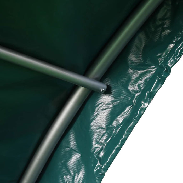 Cort pentru animale, verde, 3,7x3,7 m, PVC - WALTI WALTI