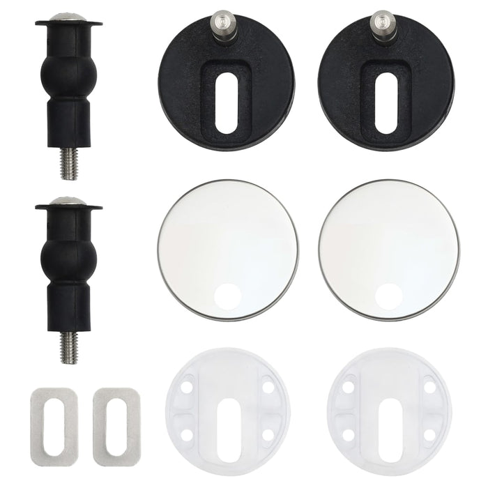 Scaune WC capac silențios, 2 buc., albastru, MDF, model stropi - WALTI WALTI