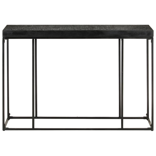 Masă consolă, negru, 110x35x76 cm, lemn masiv acacia și mango - WALTI WALTI