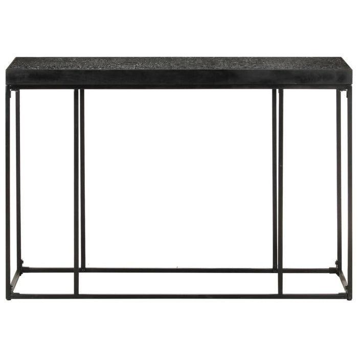 Masă consolă, negru, 110x35x76 cm, lemn masiv acacia și mango - WALTI WALTI
