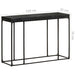 Masă consolă, negru, 110x35x76 cm, lemn masiv acacia și mango - WALTI WALTI