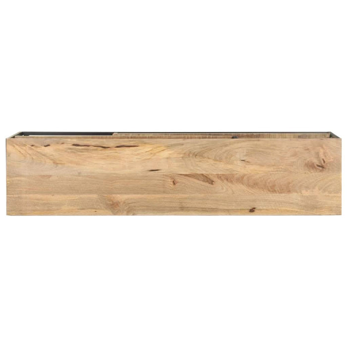 Comodă TV, 130 x 30 x 45 cm, lemn de mango nefinisat - WALTI WALTI