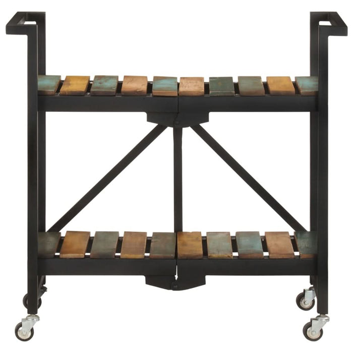 Cărucior de bucătărie, 87x36x81 cm, lemn masiv reciclat - WALTI WALTI
