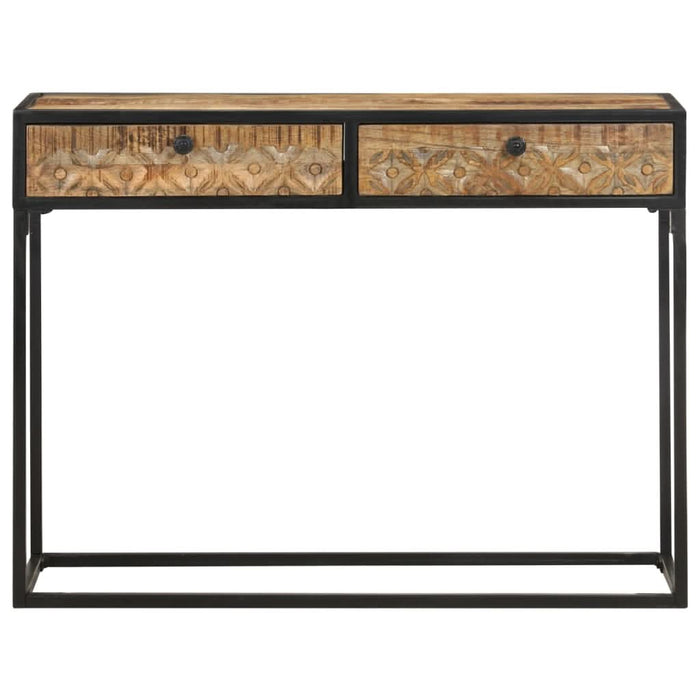 Masă consolă, 100x35x75 cm, lemn masiv de mango - WALTI WALTI