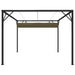Pavilion grădină, acoperiș retractabil gri taupe 3x3 m 180 g/m² - WALTI WALTI