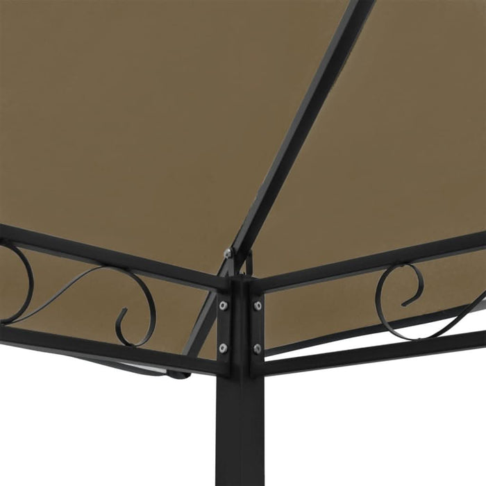 Pavilion grădină masă/bănci, gri taupe, 2,5x1,5x2,4 m, 180 g/m² - WALTI WALTI