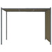 Pergolă grădină cu acoperiș retractabil gri taupe 3x3m 180 g/m² - WALTI WALTI