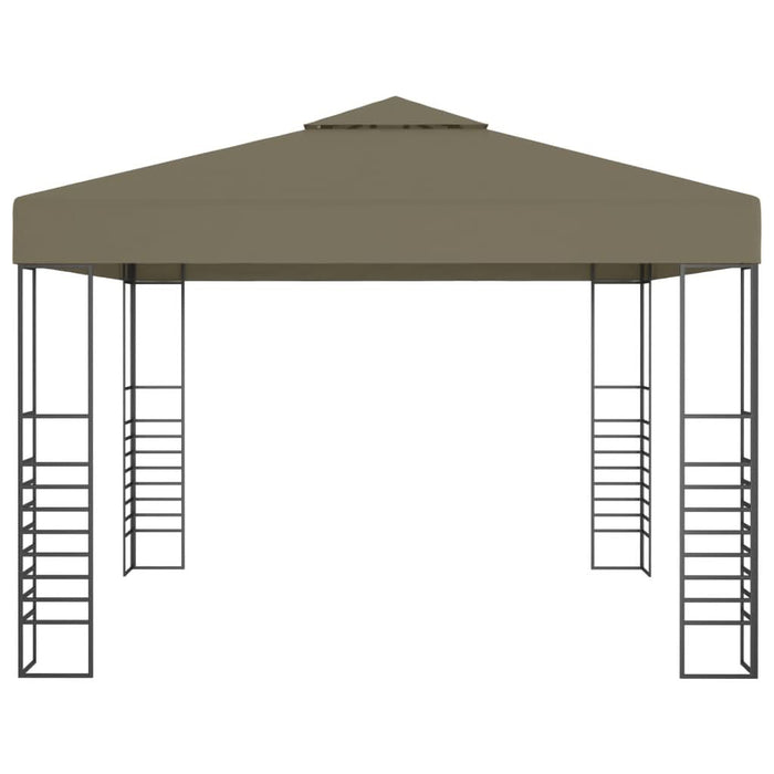 Pavilion de grădină, gri taupe, 3 x 3 m, 180 g/m² - WALTI WALTI