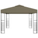 Pavilion de grădină, gri taupe, 3 x 3 m, 180 g/m² - WALTI WALTI