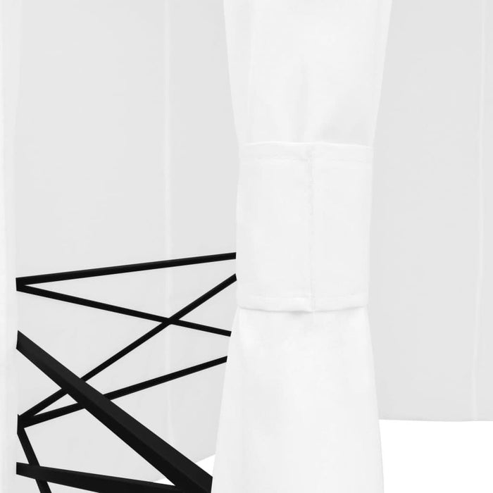 Pavilion de grădină cu perdele, alb, 360x312x265 cm, 180 g/m² - WALTI WALTI