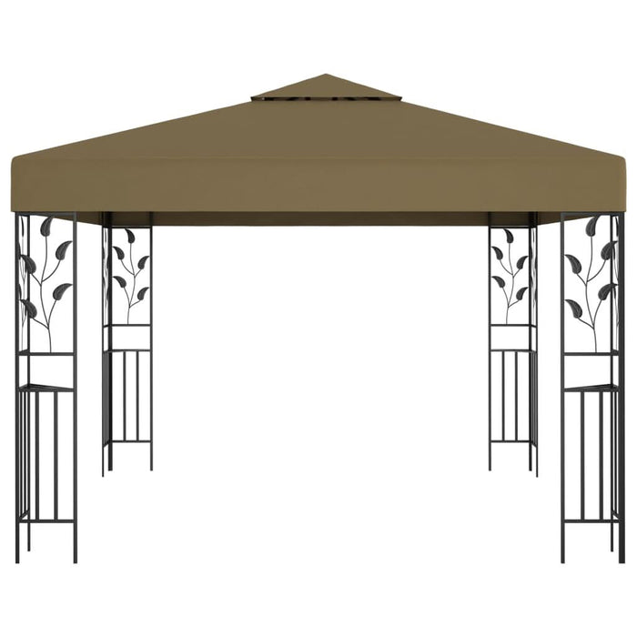 Pavilion de grădină, gri taupe, 3 x 3 m, 180 g/m² - WALTI WALTI