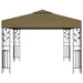 Pavilion de grădină, gri taupe, 3 x 3 m, 180 g/m² - WALTI WALTI