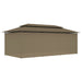 Pavilion cu perdele, gri taupe, 600 x 298 x 270 cm, 180 g/m² - WALTI WALTI