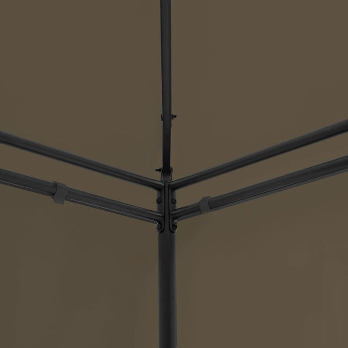 Pavilion cu perdele, gri taupe, 600 x 298 x 270 cm, 180 g/m² - WALTI WALTI