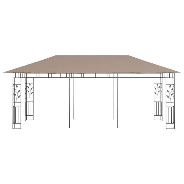 Pavilion cu plasă anti-țânțari, gri taupe, 6x3x2,73 m, 180 g/m² - WALTI WALTI