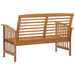 Bancă de grădină, 119 cm, lemn masiv de acacia - WALTI WALTI