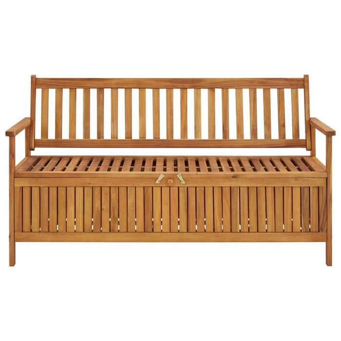 Bancă de depozitare grădină, 148 cm, lemn masiv de acacia - WALTI WALTI
