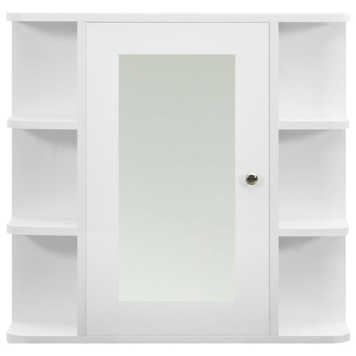 Dulap de baie cu oglindă, alb, 66x17x63 cm, MDF - WALTI WALTI