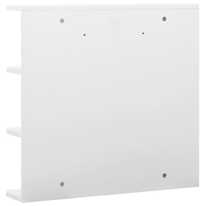 Dulap de baie cu oglindă, alb, 66x17x63 cm, MDF - WALTI WALTI