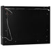 Dulap de baie cu oglindă și LED-uri, negru, 80x15x60 cm, MDF - WALTI WALTI
