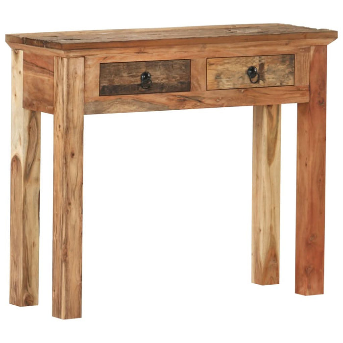 Masă consolă 90,5x30x75cm lemn masiv de acacia și lemn reciclat - WALTI WALTI