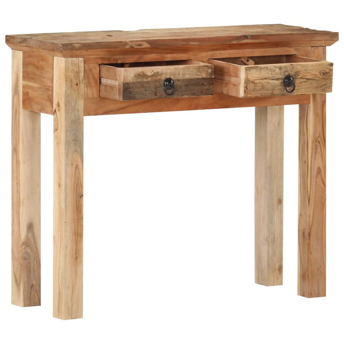Masă consolă 90,5x30x75cm lemn masiv de acacia și lemn reciclat - WALTI WALTI