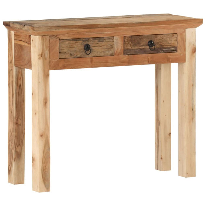 Masă consolă 90,5x30x75cm lemn masiv de acacia și lemn reciclat - WALTI WALTI