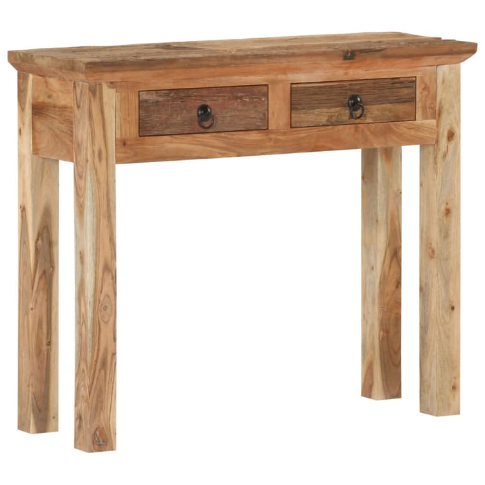 Masă consolă 90,5x30x75cm lemn masiv de acacia și lemn reciclat - WALTI WALTI