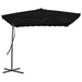 Umbrelă de exterior cu stâlp din oțel, negru, 250x250x230 cm - WALTI WALTI