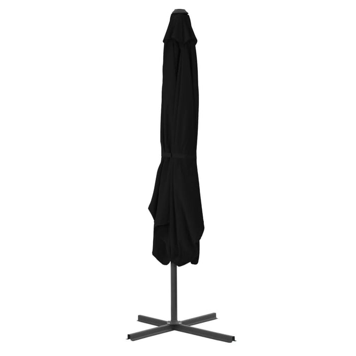 Umbrelă de exterior cu stâlp din oțel, negru, 250x250x230 cm - WALTI WALTI