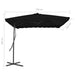 Umbrelă de exterior cu stâlp din oțel, negru, 250x250x230 cm - WALTI WALTI