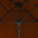 Umbrelă de exterior cu stâlp din oțel, teracota, 300x230 cm - WALTI WALTI