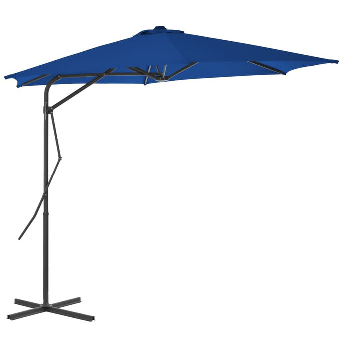 Umbrelă de exterior cu stâlp din oțel, albastru, 300 x 230 cm - WALTI WALTI
