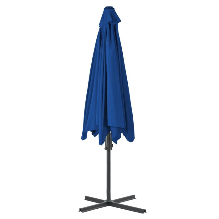 Umbrelă de exterior cu stâlp din oțel, albastru, 300 x 230 cm - WALTI WALTI