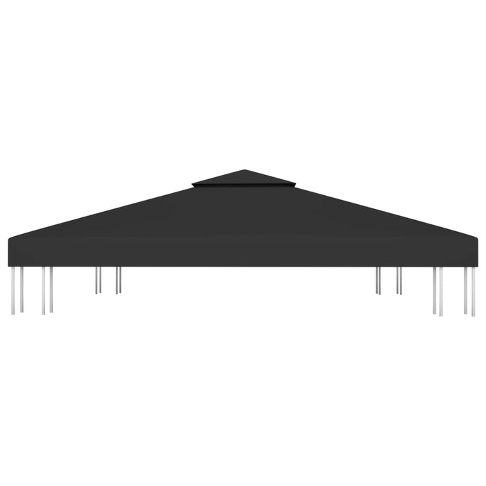 Acoperiș de pavilion, 2 niveluri, negru, 3x3 m, 310 g/m² - WALTI WALTI