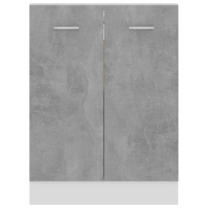 Dulap inferior, gri beton, 60 x 46 x 81,5 cm, PAL - WALTI WALTI