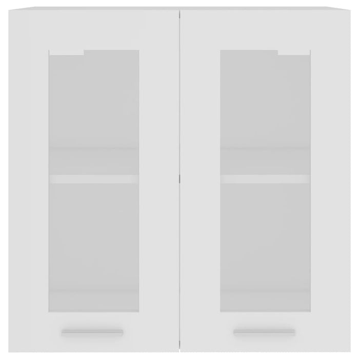 Dulap de sticlă suspendat, alb, 60 x 31 x 60 cm, PAL - WALTI WALTI