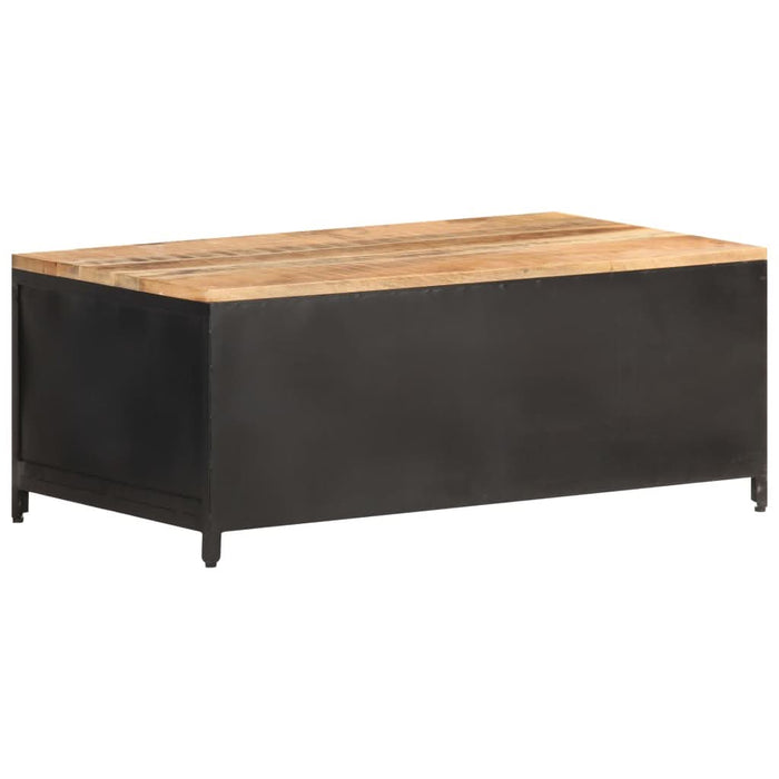 Măsuță de cafea, 90 x 50 x 37, lemn masiv de mango nefinisat - WALTI WALTI