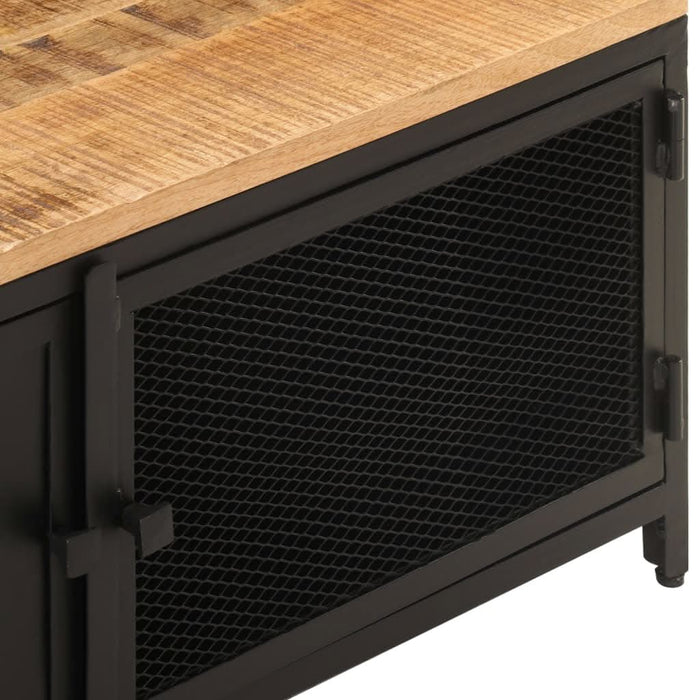 Măsuță de cafea, 90 x 50 x 37, lemn masiv de mango nefinisat - WALTI WALTI
